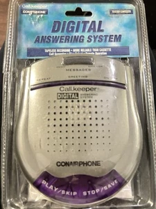 Digital Answering Machine System Tapeless Recording Conair Phone Call Keeper NEW - Picture 1 of 4