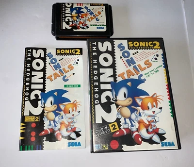 Sonic The Hedgehog 2 NTSC-J Sega Mega Drive MegaDrive Tested 1992 Sega - Image 1 of 4