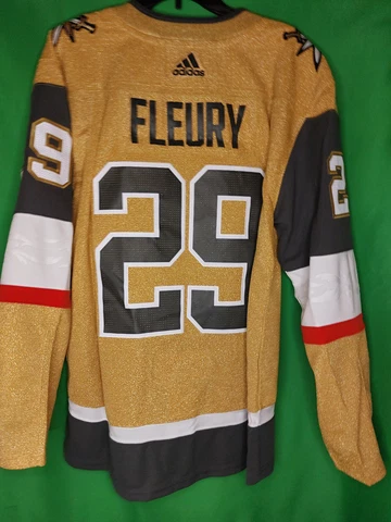Large mens marc andre Fluery Las Vegas Golden Knights Jersey gold third L Fleury Cover
