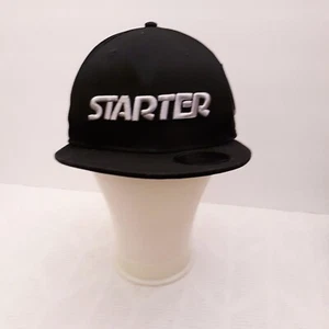 Black Starter Cap Embroidered Letters Logo size M - Picture 1 of 5
