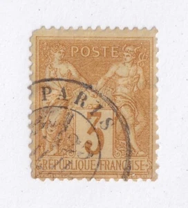 MATT'S STAMPS FRANCE #89 PEACE AND COMMERCE 3-CENTIME 1878 ISSUE, USED CV$42.50 - Picture 1 of 3