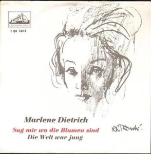 MARLENE DIETRICH Sag Mir Wo Die Blumen Sind 1962 HOLLAND ex vinyl! - Bild 1 von 1