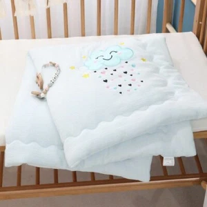 Manta suave de algodón para bebé con pañal de relleno para niños recién nacidos edredón dormitorio cuna - Imagen 1 de 19