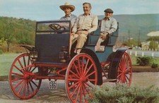 1909 Wagon Swigart Museum Antique Automobile Huntingdon Penna Chrome Post Card