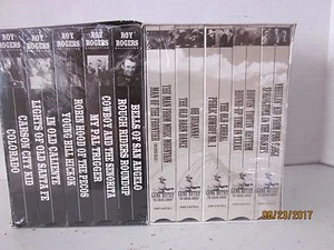 NEW - Roy Rogers & Gene Autry - 10 Movie VHS Set - Westerns and Cowboys - SEALED - Picture 1 of 4