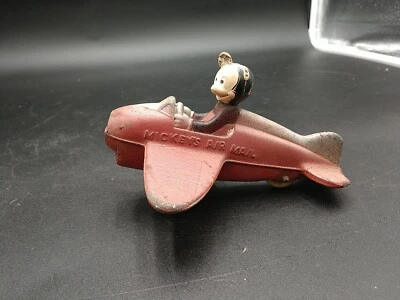 Antique Mickey's Air Mail Toy Plane (Broken Ear) - Image 1 of 4
