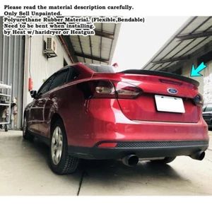 DUCKBILL 240S Type Rear Trunk Spoiler Wing Fits 2011~2014 Ford Focus MK3 Sedan - Picture 1 of 15