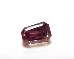 Diamante púrpura 0,14 quilates natural suelto elegante marrón púrpura rosa color escudo GIA - Imagen 1 de 7