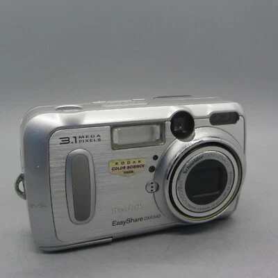 Kodak EasyShare DX6340 3.1MP Compact Digital Camera Silver Tested - Image 1 of 4