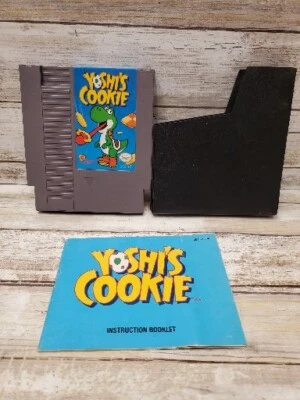 Yoshi's Cookie (NES 1985) With Manual & Sleeve  - Image 1 of 4
