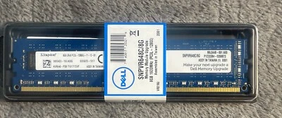KINGSTON Dell SNPVR648C/8G 8GB PC3L-12800 DDR3  None ECC DIMM Memory Brand New - Image 1 of 4