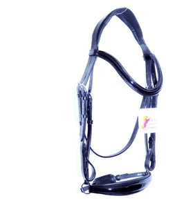 FSS FREEWAY MonoCrown CUT BACK Comfort SHAPED Headpiece ANATOMIC DROP BRIDLE new - Picture 1 of 2