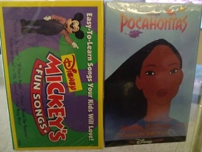 Disney Cassette 2 Pack (Fun Songs) +Pocohontas (Colors Of The Wind Single) - Image 1 of 4