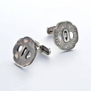 Japanese Traditional Handicraft by Ken Izumi in Asakusa (Cuffs) (Sword Guard) - Picture 1 of 5