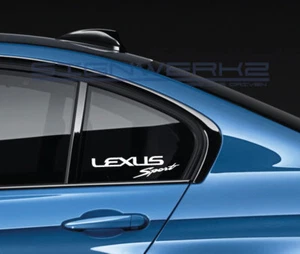 Lexus Sport Decal Sticker logo JDM IS ES LS RCF ISF TRD F Sport LC Pair - Bild 1 von 13