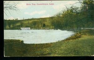 Postal principal superior Canandaigua Lake Naples Nueva York NY - Imagen 1 de 2