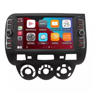 Android 13 Car Radio CarPlay Wifi GPS Navi Stereo For Honda Fit Jazz 2004-2007 - Picture 1 of 22
