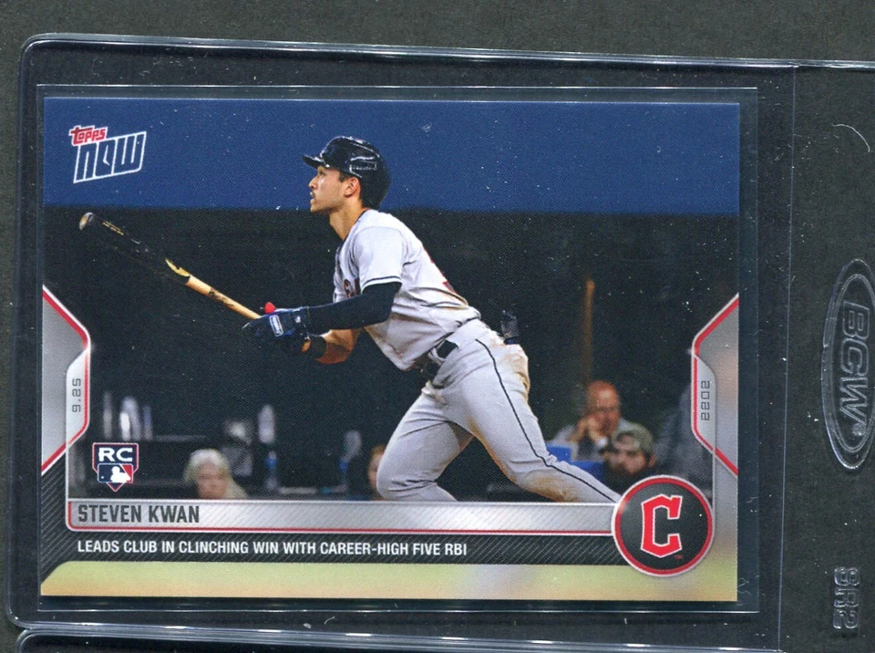 2022 Topps Now Steven Kwan RC #958 Guardians  - Image 1 of 1