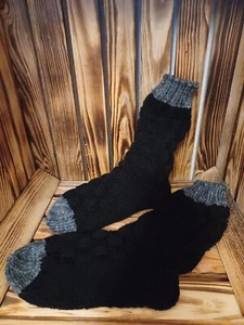 Wollsocken/ warme Haussocken Handgestrickt Gr. 36/37 - Bild 1 von 1