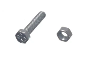 40 X Hex Bolts Set Screw 4.8 Grade M5 25mm BZP Zinc Plated | Onestopdiy New - Picture 1 of 1