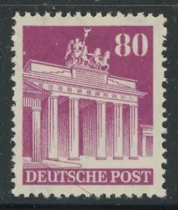 Germany 1948 80pf Brandenburg Gate perf 14 Sc# 655a NH - Picture 1 of 1