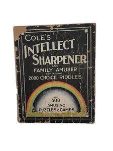 Coles Intellect Sharpener And Family Amuser Containing 2000s Riddles - Picture 1 of 6