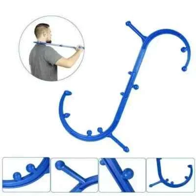Body Back Buddy Trigger Point Deep Therapy Self Massage Tool S Shape UK - Image 1 of 4