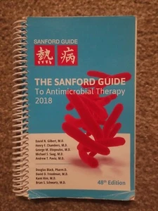 The Sanford Guide to Antimicrobial Therapy 2018. 48th edition. (Spiral-bound) - Picture 1 of 3