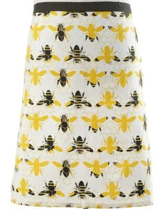 GC All Over Bee Themed Half  Apron Kitchen Accessory Insect Themed Gift - Picture 1 of 1