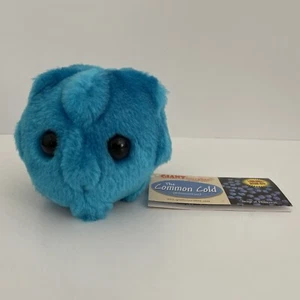 Nuevo Microbios Gigantes Rinovirus del Resfriado Común 4" Peluche Azul Relleno Juguete Ciencia Muñeca - Imagen 1 de 5