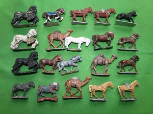 Vintage Lead 25mm Unknown Makers Ancient Dark Ages Horses & Camels - Picture 1 of 1