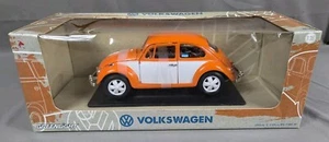 Greenlight 1967 Volkswagen Beetle Orange Diecast 1/18 - Picture 1 of 8