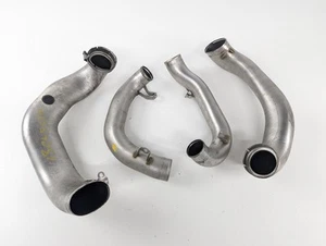11-20 MERCEDES W218 CL CLS550 GL GLS E ML S SL AIR INTAKE DUCT PIPE SET OF 4 OEM - Picture 1 of 3