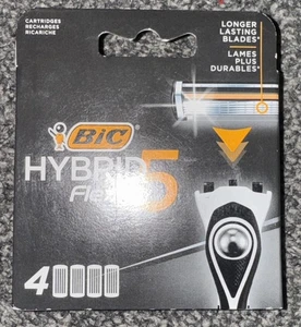 BIC Hybrid 5 Flex Men's Razor Refills - Box of 4 Cartridges fast free postage - Picture 1 of 1