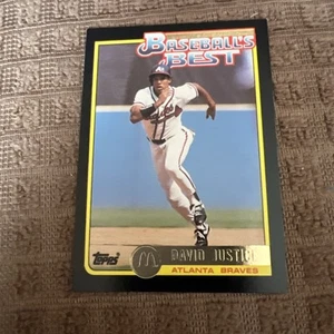 David Justice Topps McDonald's 1992 Baseball's Best #28 - Picture 1 of 4