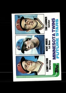 1982 Topps Kent Hrbek Lenny Faedo Tim Laudner #766 - Picture 1 of 2