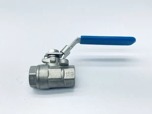 DURAVALVE 20500A STAINLESS STEEL BALL VALVE 1/4"-NTP 316SS 2000WOG CF8M D250 - Picture 1 of 5