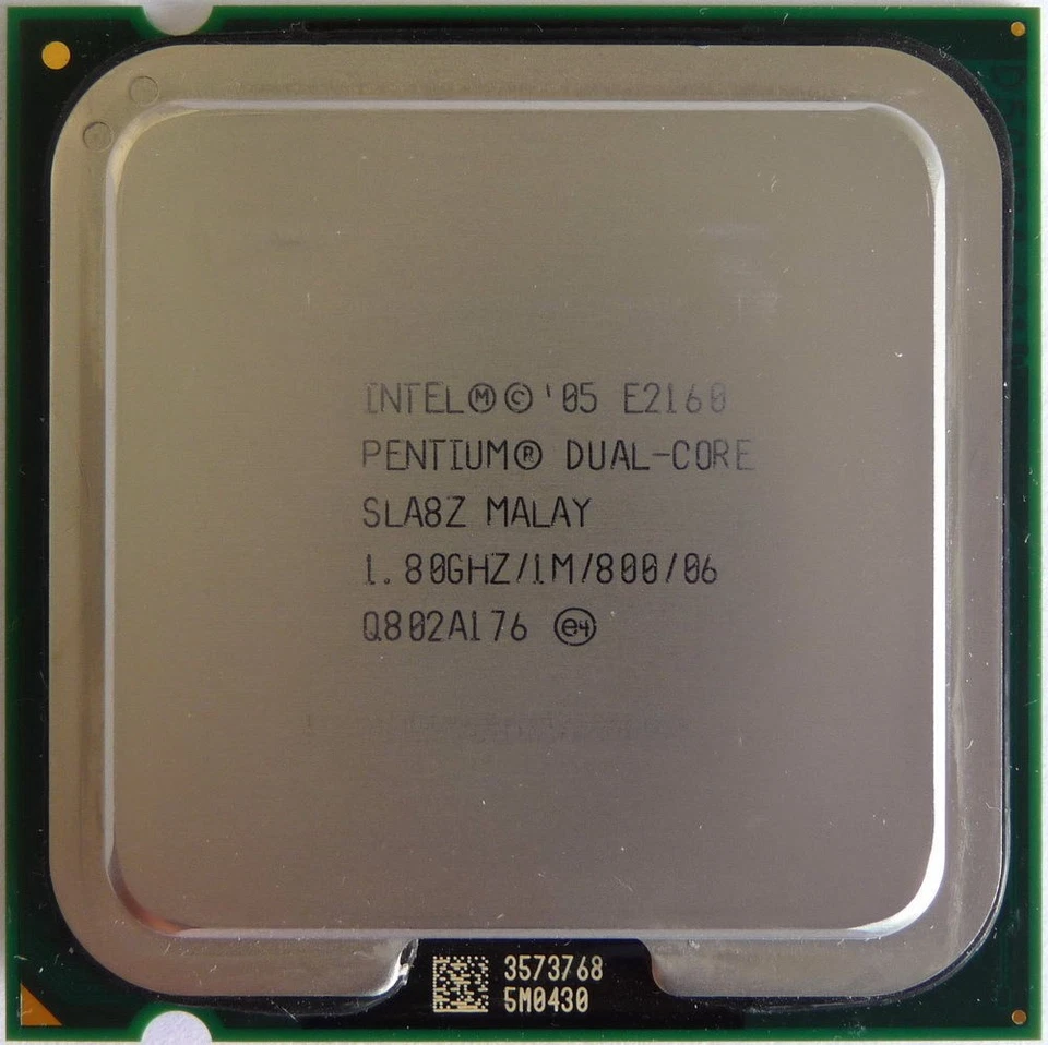 Intel SLA8Z Pentium Dual Core E2160 1.80-GHz 1MB Cache 800MHz LGA775 - Image 1 of 1