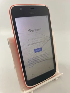 Nokia 1 TA-1060 Orange Unlocked 8GB 4.5" 5MP Android Smartphone Cracked - Picture 1 of 15