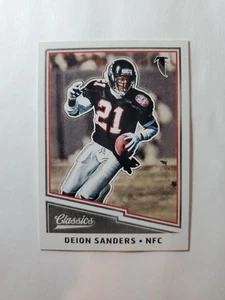 DEION SANDERS FALCONS 2017 PANINI CLASSICS FOOTBALL CARD #110 - Picture 1 of 2