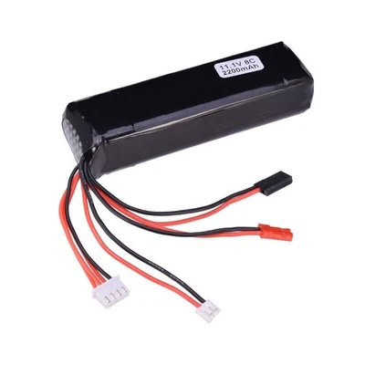 11.1V 2200mah 8C Li-po Battery for Radiolink AT9S AT10 T8FB Walkera DEVO7 WFLY 9 - Image 1 of 4