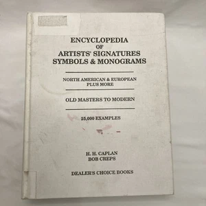 Encyclopedia of Artists' Signatures - Hardcover, by H. H. Caplan; - Acceptable - Picture 1 of 10