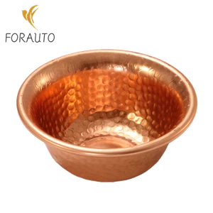 Red Copper Handmade Water Supply Cup Buddha Hall Bowl Offering Buddha Cup - Picture 1 of 4