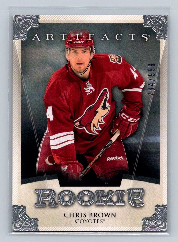 2013-14 Upper Deck Artifacts #158 Chris Brown SN,RC Phoenix Coyotes - Image 1 of 2