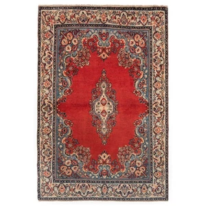 Alfombra persa anudada a mano Sarough 158x106 cm-fina, oriente, alfombra, alfombra - Imagen 1 de 8