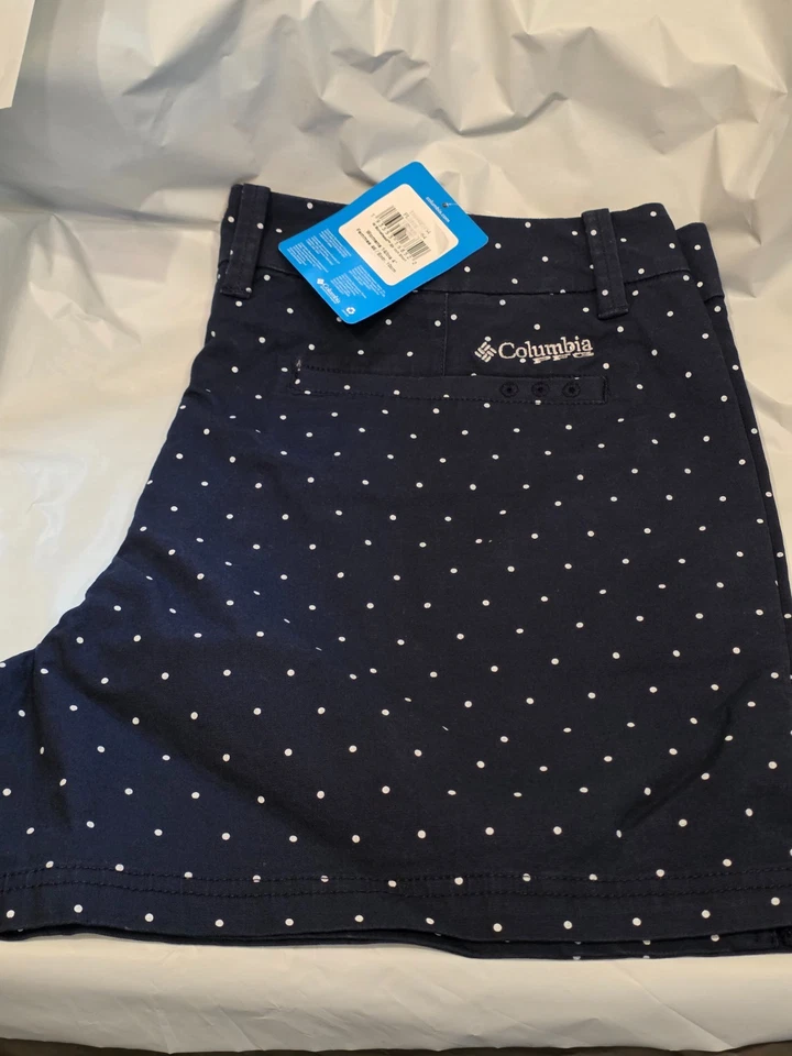 Columbia женщин Bonehead эластичной короткие, университетский темно-синий Swiss Dot, 14 - Изображение 1 из 1