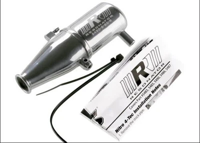 TRA5490 TUNED PIPE, RESONATOR, R.O.A.R. LEGAL (SINGLE-CHAMBER, ENHANCES LOW TO - Image 1 of 2