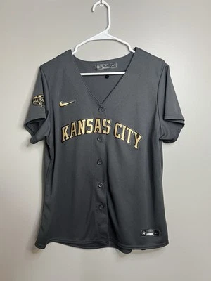Nike MLB Kansas City Royals 2022 All-Star Game Jersey Charcoal  Youth Sz XXL - Image 1 of 4
