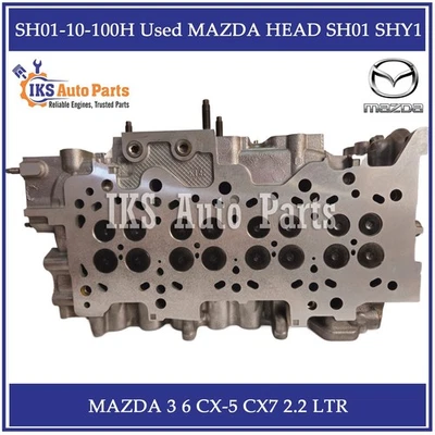 SH01-10-100H BARE CYLINDER HEAD MAZDA SH01 SHY1 FOR MAZDA 3 6 CX-5 CX7 2.2 LTR - Image 1 of 4