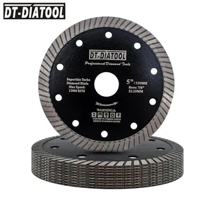 DT-DIATOOL 10pcs 5inch Diamond Super Thin Cutting Discs Saw Blades Ceramic Tile - Picture 1 of 5